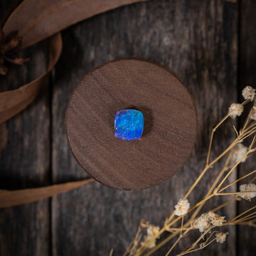 Beautifully square blue Boulder Opal 11