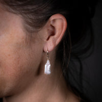 9ct gold earrings Baroque LRG