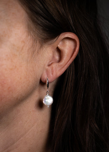 FREE COIN PEARL EARRING