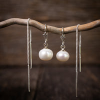 Timeless Pearl & Threader set
