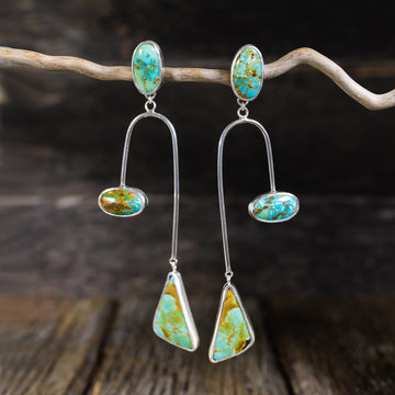 Turquoise Transformation earrings