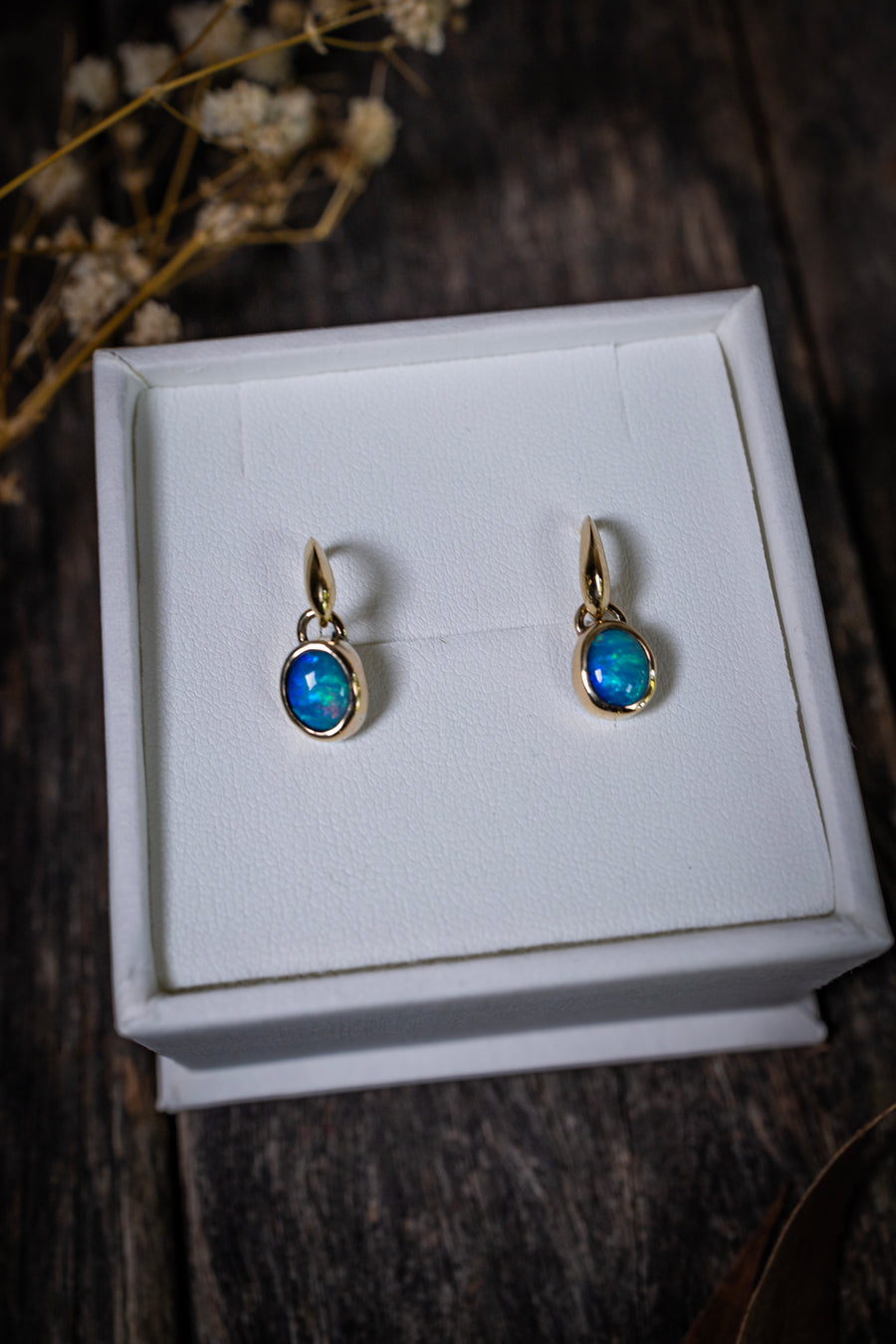 Crystal Opal Earrings