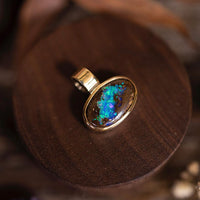 Lightning Ridge Ocean swirl Opal 8