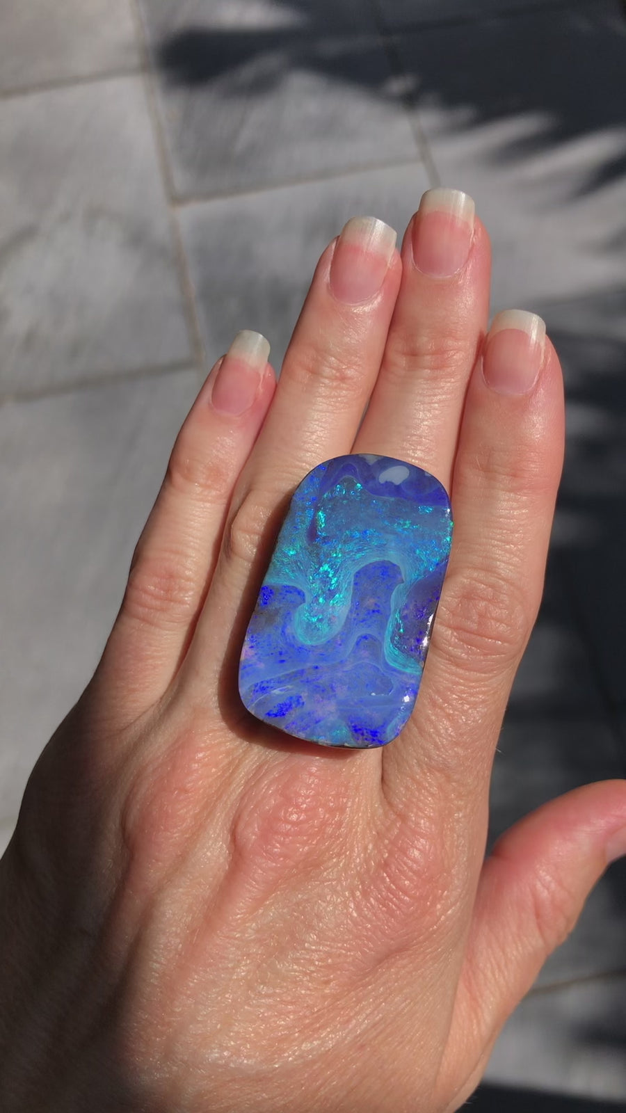 Big Blue Boulder Opal 1