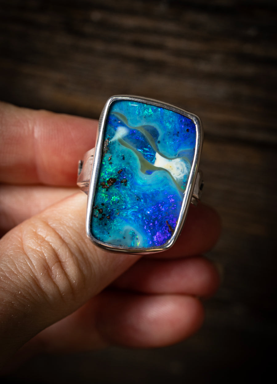 Big Blue Boulder Opal 1