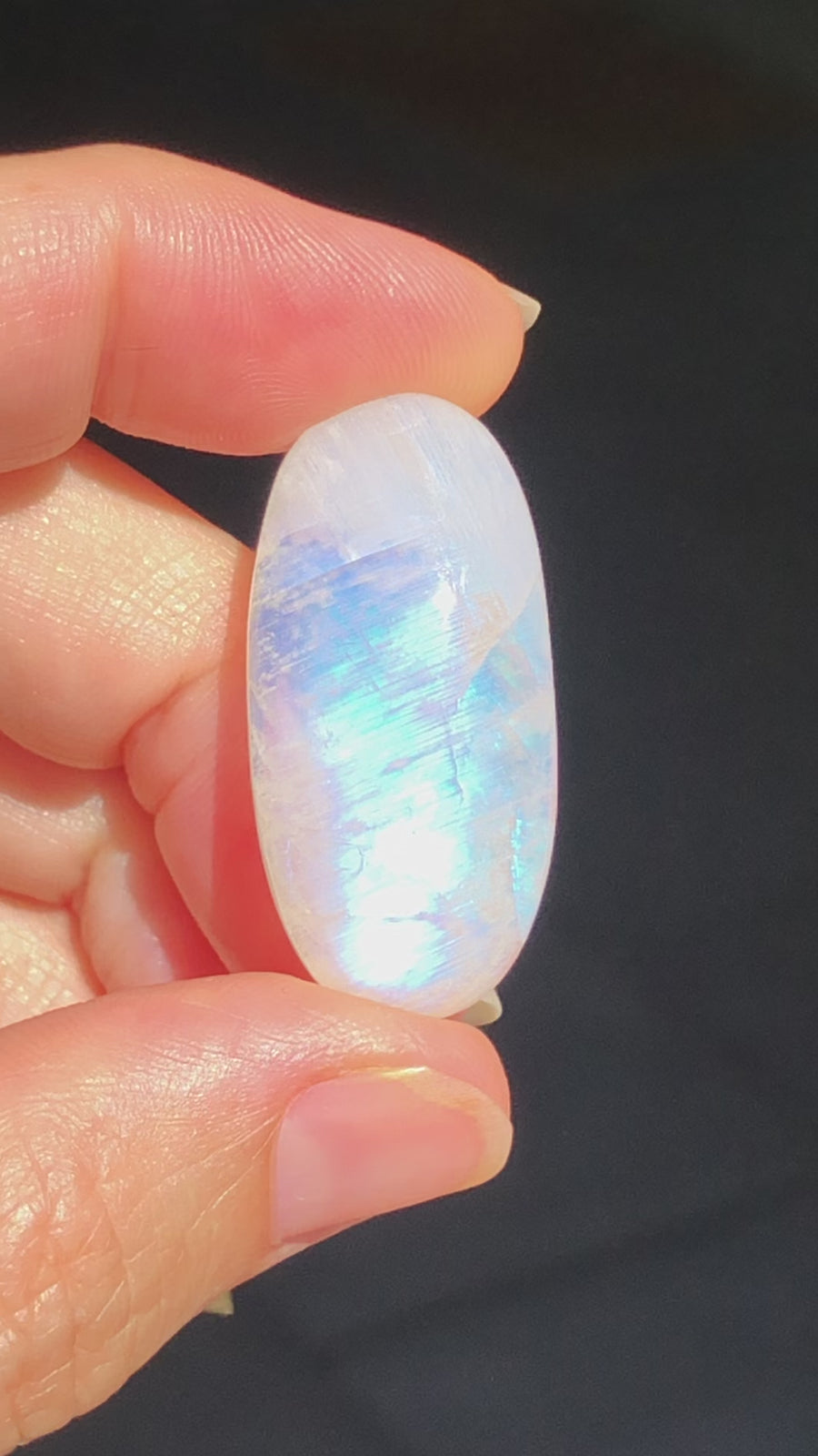 Large oval Rainbow Moonstone