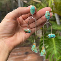 Turquoise Transformation earrings