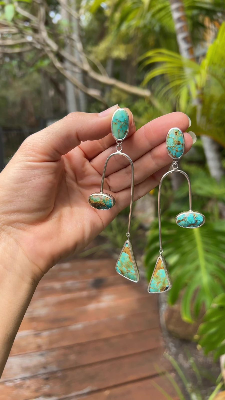 Turquoise Transformation earrings