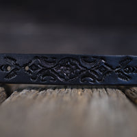 Black Wildflower waist belt 89cm