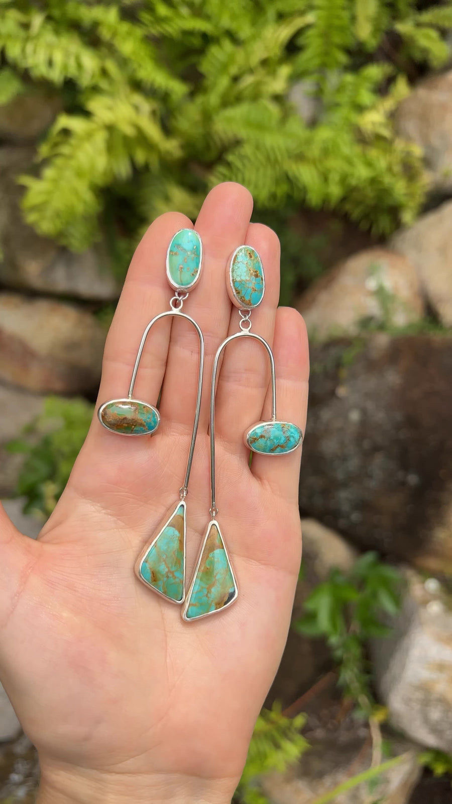 Turquoise Transformation earrings